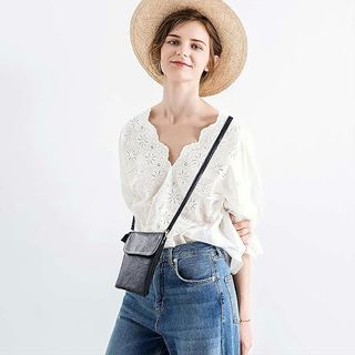 KEYRI Bolso Cartera Cuero PU Con Correa