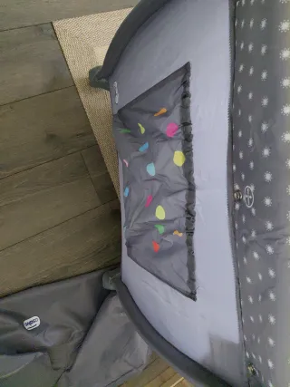 Cuna de viaje Asalvo gris