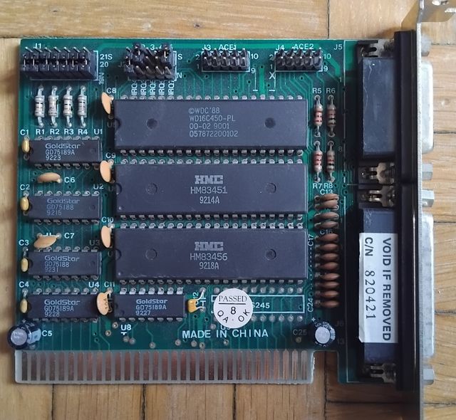 Lote Tarjetas ISA 8 bits