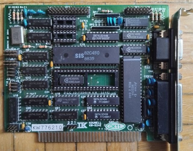 Lote Tarjetas ISA 8 bits