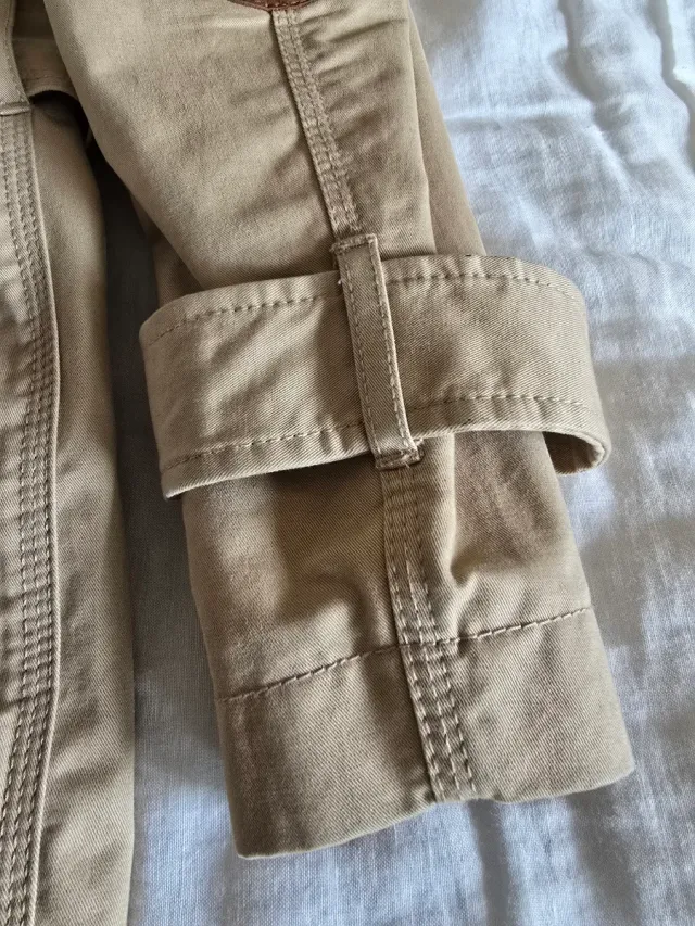 Gabardina Mango Beige Hombre talla M