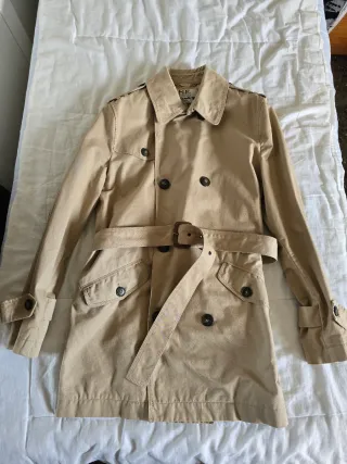 Gabardina Mango Beige Hombre talla M