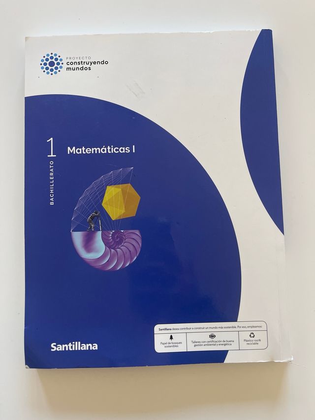 MATEMATICAS I 1BTO CONSTRUYENDO MUNDOS