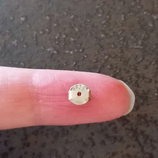 Orecchini argento 925 con pietra blu