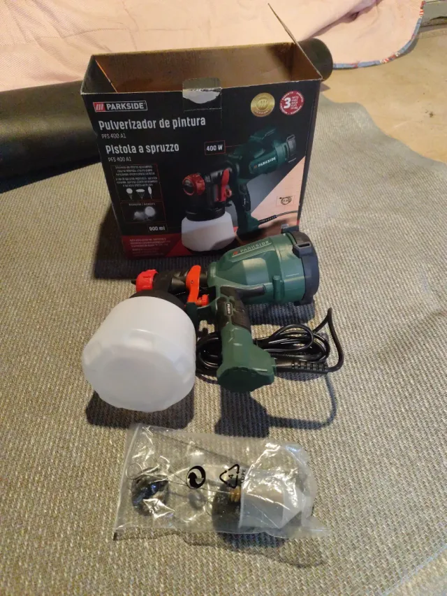 Pistola Pulverizadora Pintura Parkside PFS 400 A1