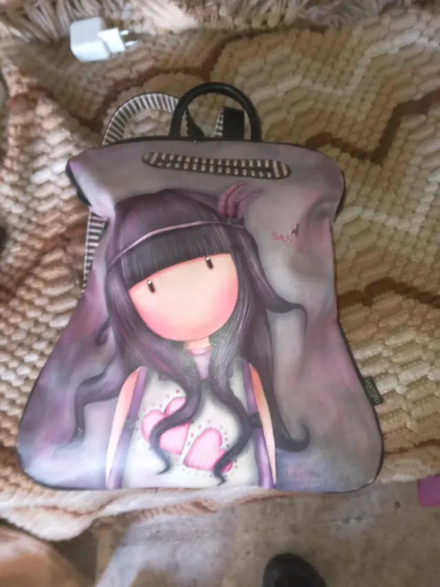 Mochila Santoro Gorjuss Niña Corazones