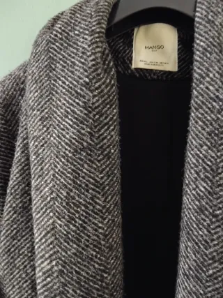 Cappotto Mango spina di pesce tg M