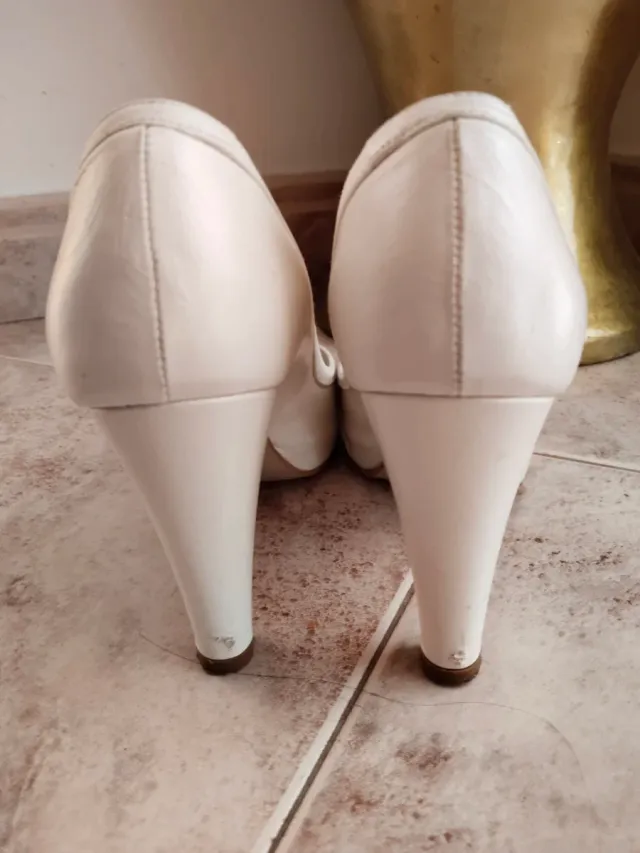 Zapatos de Novia Aire Barcelona Blancos