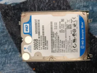 Disco Duro WD 500GB Scorpio Blue + Seagate 80 GB