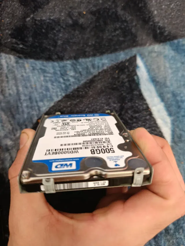 Disco Duro WD 500GB Scorpio Blue + Seagate 80 GB