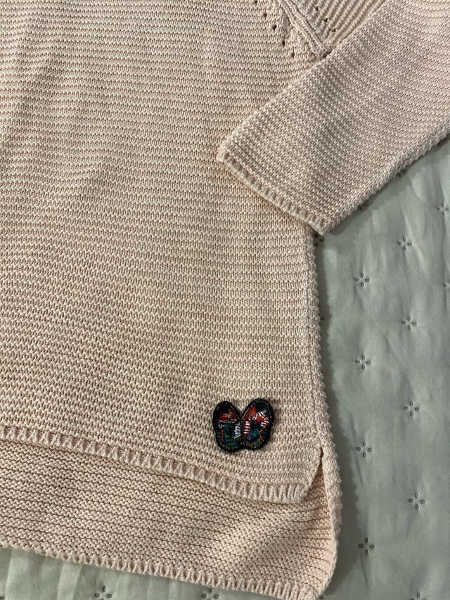 Jersey niña Zara rosa