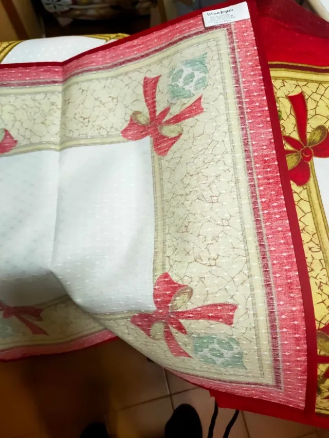 Tovaglia e tovaglioli natalizi