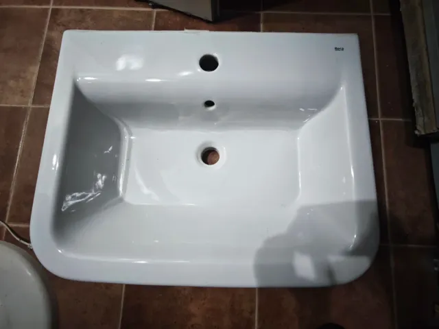 (nuevo)Lavabo Roca Blanco Porcelana Medidas 60x47x