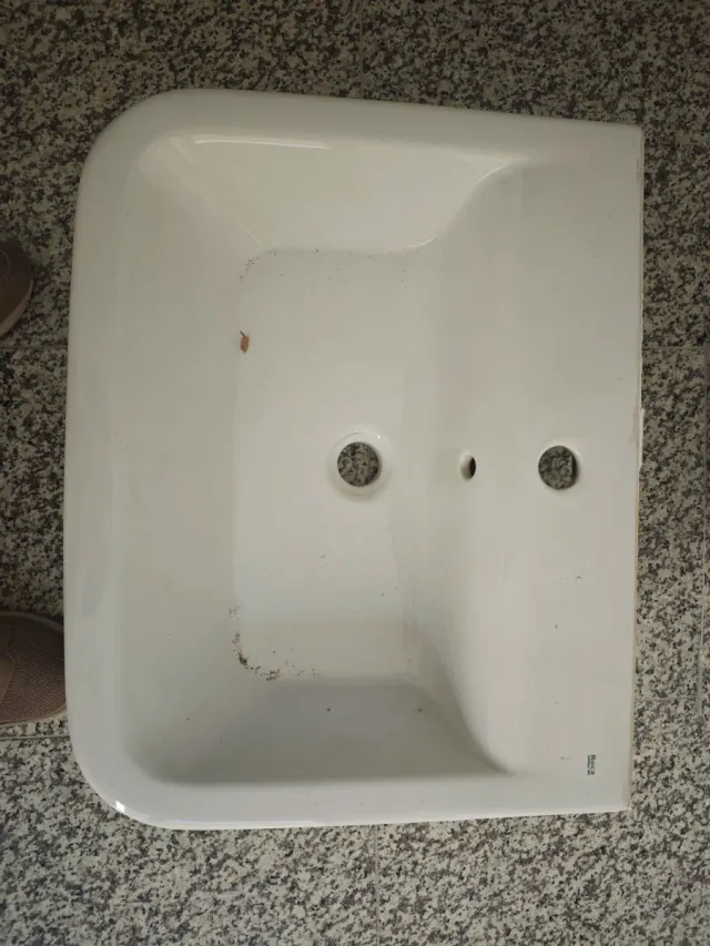 (nuevo)Lavabo Roca Blanco Porcelana Medidas 60x47x