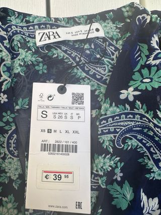 Vestido Zara estampado floral
