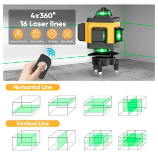 NIVEL LASER 360° 2 BATERÍAS ESTUCHE (A ESTRENAR)