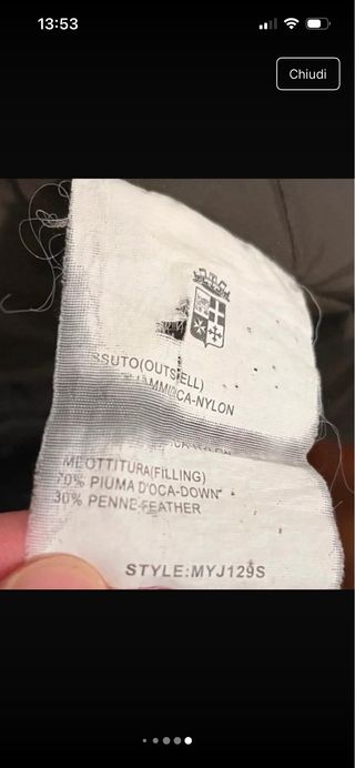 Piumino Parka Marina Militare tipo Woolrich