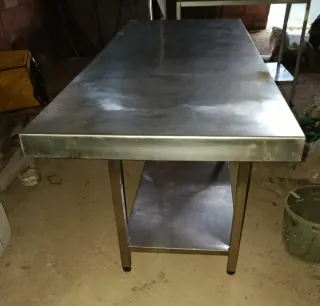 Mesa Acero Inoxidable 220x75cm
