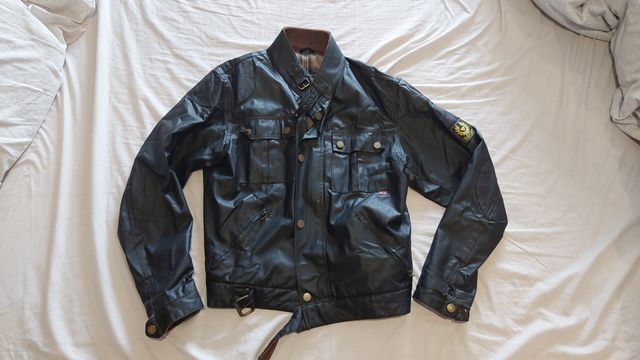 Chaqueta Belstaff Steve MQ Algodón Encerado Negra