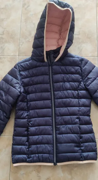 Chaqueta niña azul y rosa talla 12 años