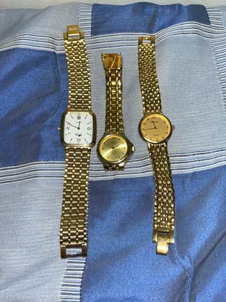 3 Relojes de Oro: Lotus, Festina, Thermidor