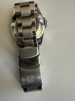 Reloj Justina Automático Plata y Blanco
