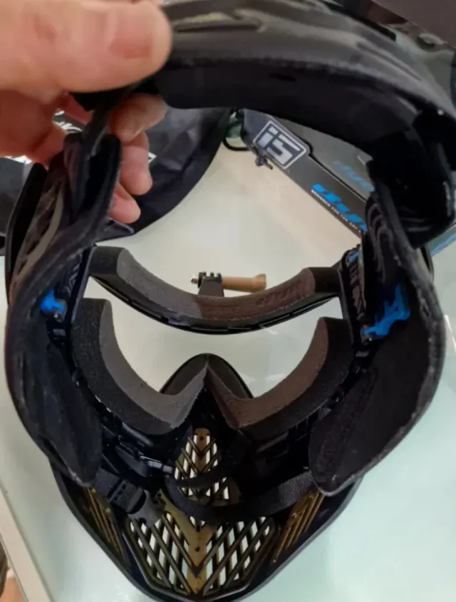 Máscara dye i5 Gold doble lente antivao.