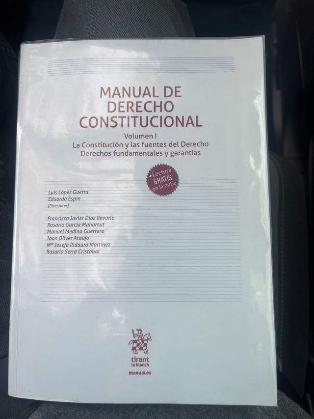 Manual de Derecho Constitucional Vol. 1