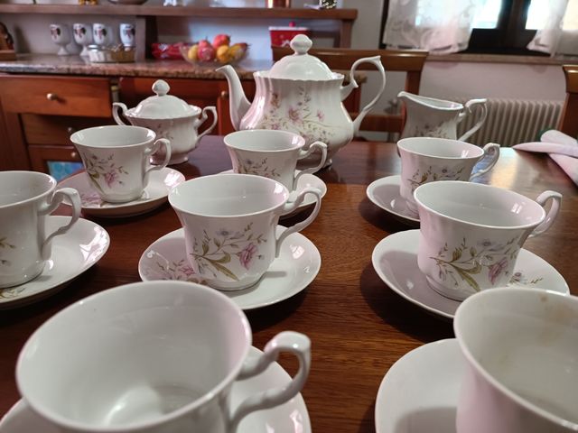 Servizio thè porcellana vintage 12 PZ