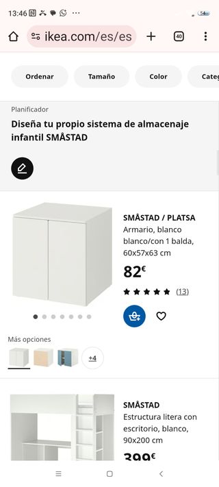 Mueble modular Ikea blanco
