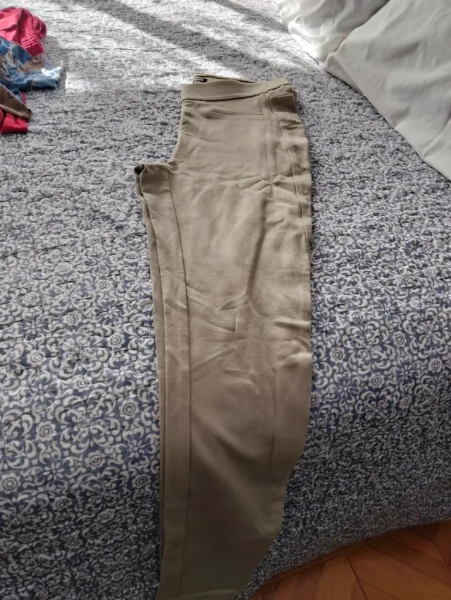 Pantalón punto Roma beige