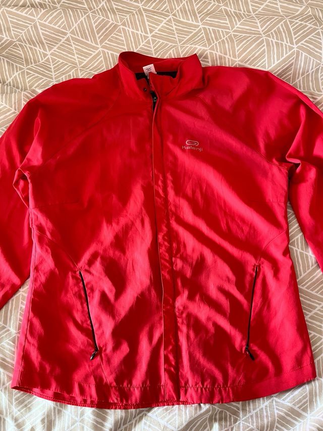 Chaqueta deportiva Kalenji roja
