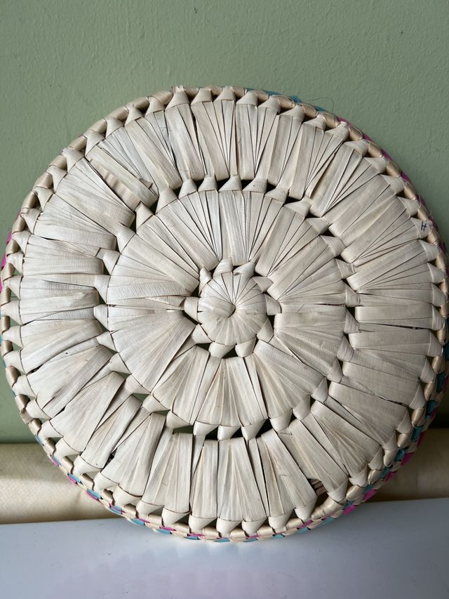 Cesta Artesanal Fibra Vegetal J