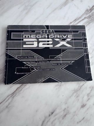 Manual Consola Sega Megadrive 32X
