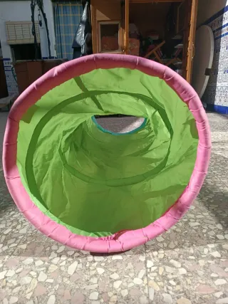Túnel de juego Ikea infantil verde
