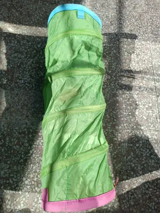 Túnel de juego Ikea infantil verde