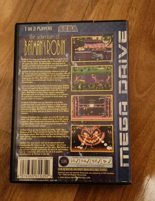 The Adventures of Batman & Robin Mega Drive