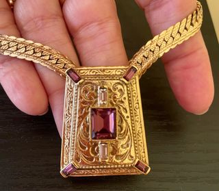 Collana bigiotteria vintage americana