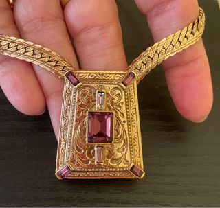 Collana bigiotteria vintage americana