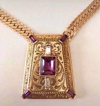 Collana bigiotteria vintage americana