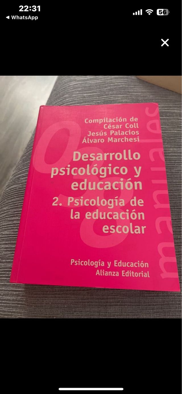 Desarrollo psicológico y educación vol 1 y 2