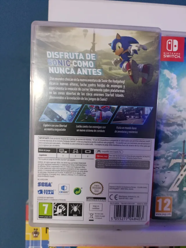 Sonic Frontiers Nintendo Switch