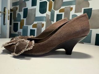 Pura López T39 Zapatos Tacón Marrón