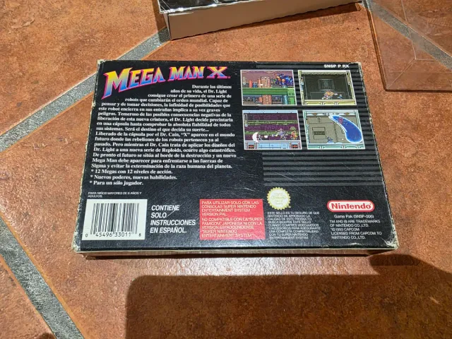 Mega Man X Completo SNES PAL ESPAÑA