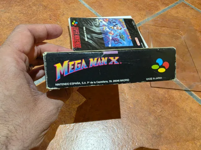 Mega Man X Completo SNES PAL ESPAÑA
