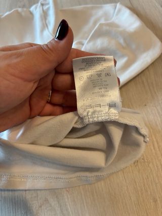 Maglietta Artigli bambina bianca con manica lunga