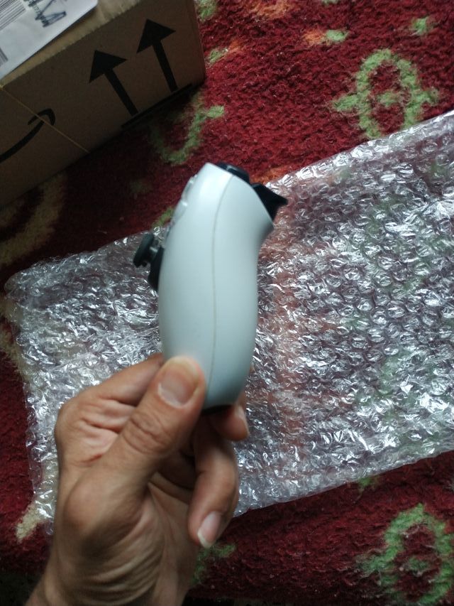 Controller PS5 bianco con 2 joystick magnetici TMR