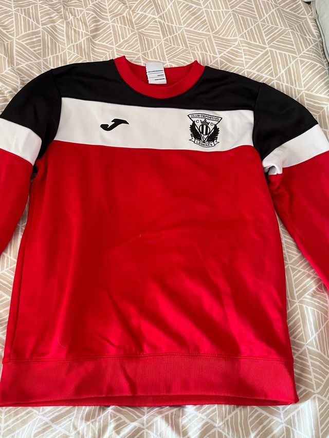 Sudadera CD Leganés Joma Roja