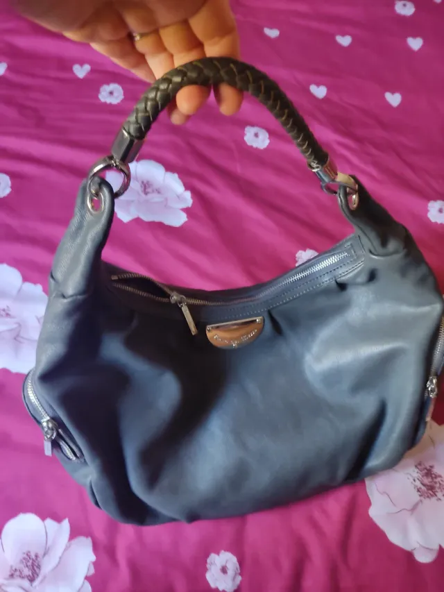 Bolso Piel Gris Pedro del Hierro