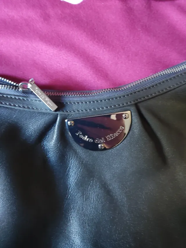 Bolso Piel Gris Pedro del Hierro